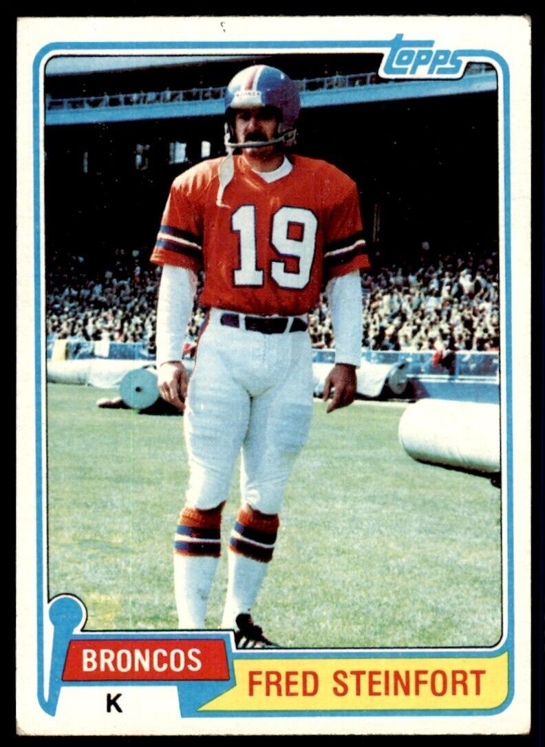 1981 Topps Fred Steinfort . Denver Broncos #262