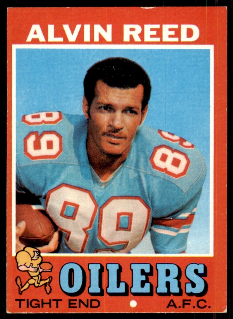1971 Topps Alvin Reed Rookie Houston Oilers #169