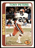 1978 Topps Tony Peters Rookie c Cleveland Browns #113
