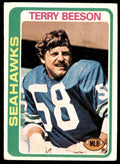 1978 TOPPS TERRY BEESON. . SEATTLE SEAHAWKS #313