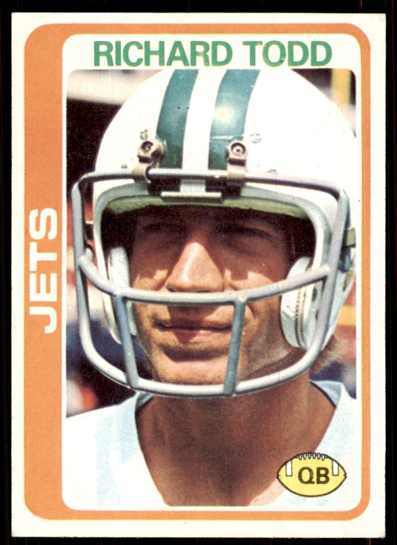 1978 Topps Richard Todd b New York Jets #267