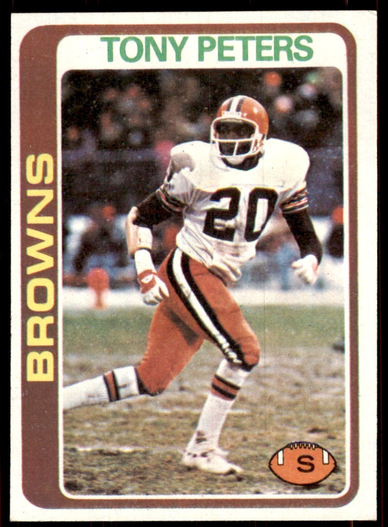 1978 Topps Tony Peters Rookie b Cleveland Browns #113
