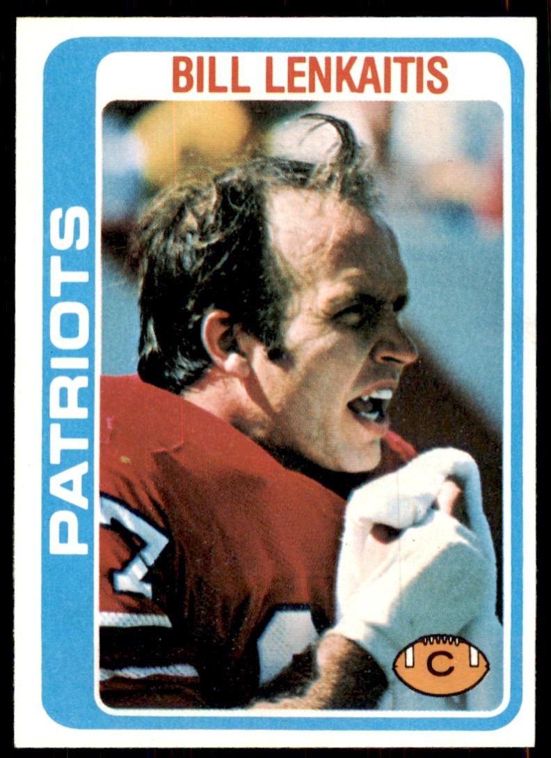 1978 Topps Bill Lenkaitis b New England Patriots #262