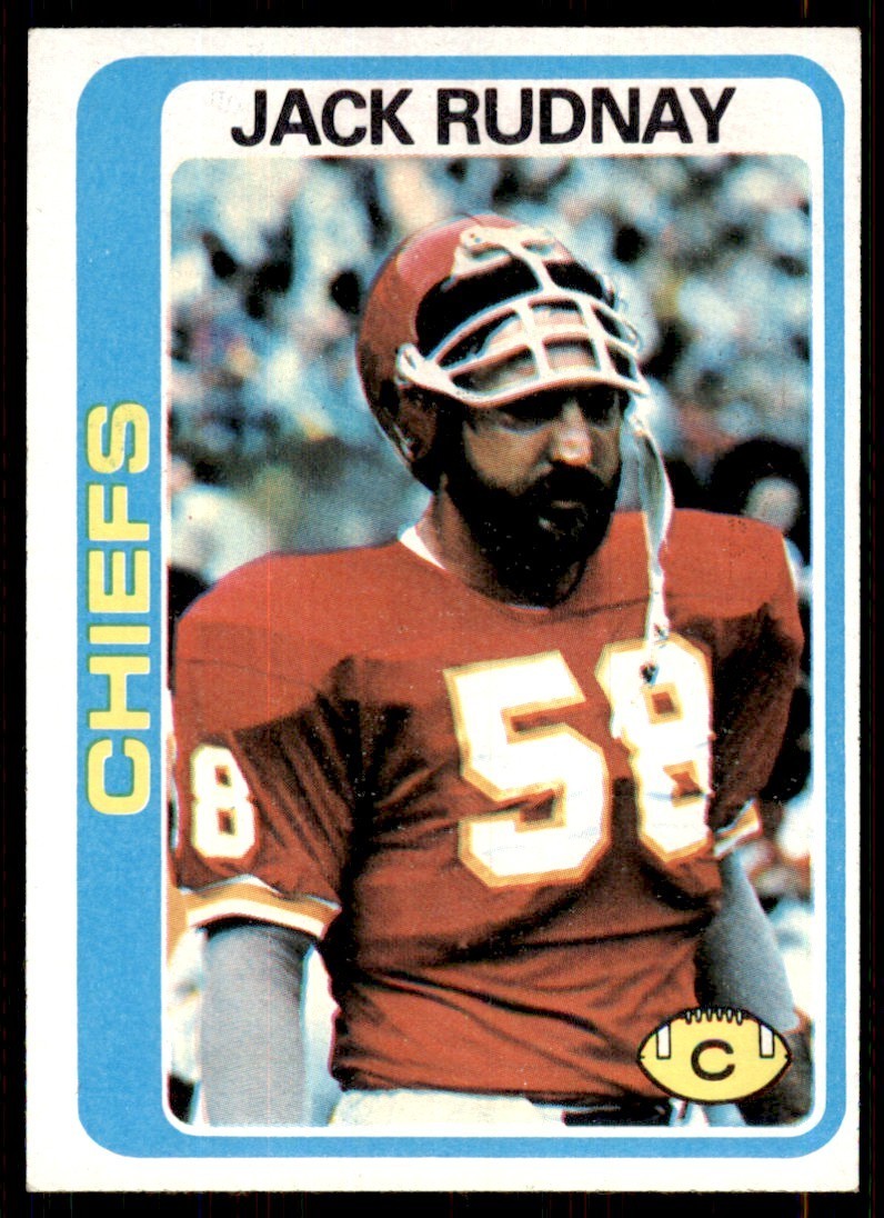 1978 Topps Jack Rudnay b Kansas City Chiefs #207