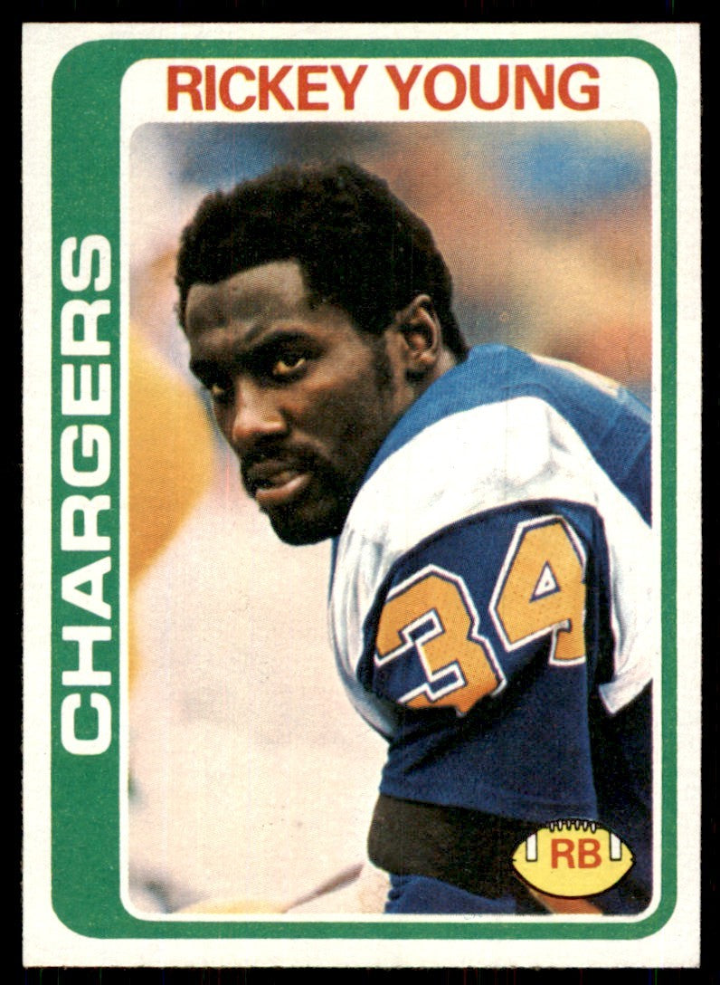 1978 Topps Rickey Young c San Diego Chargers #254