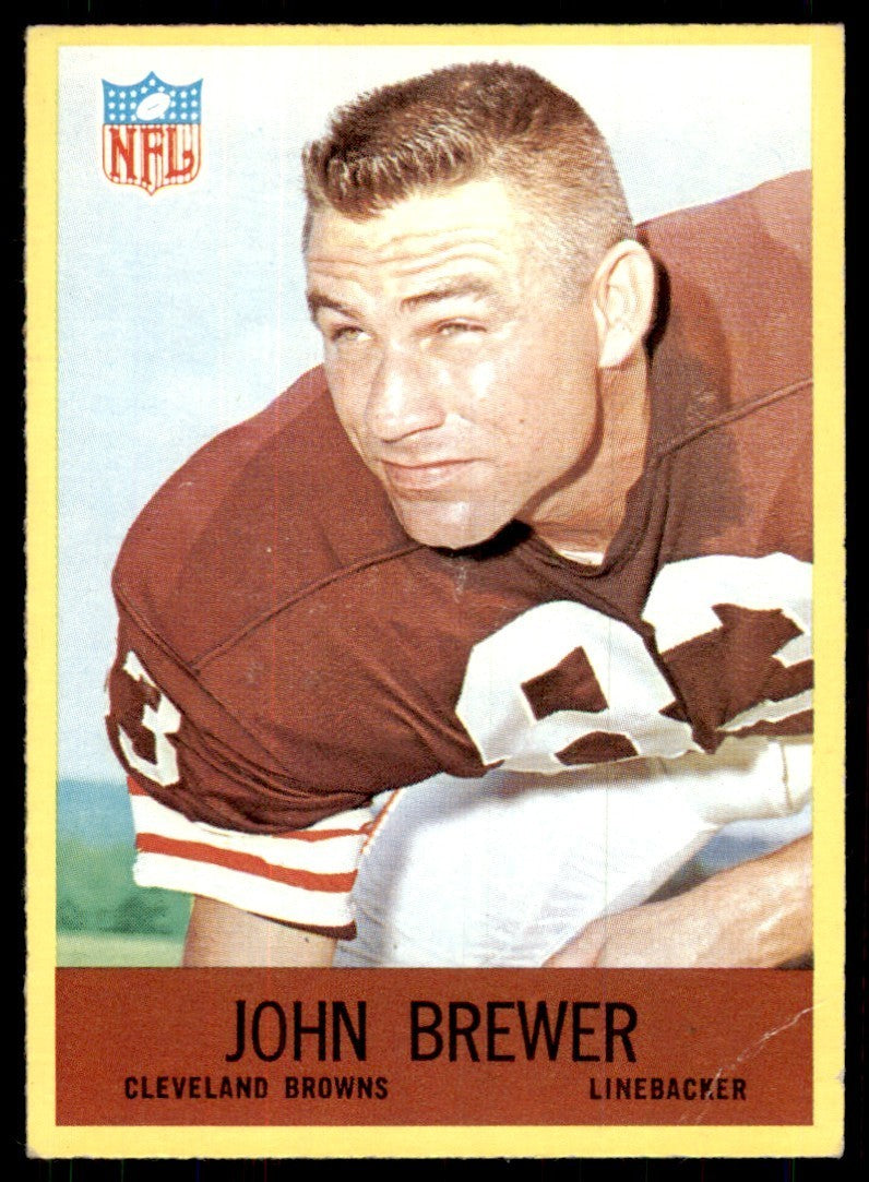 1967 Philadelphia John Brewer b Cleveland Browns #38