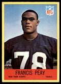 1967 Philadelphia Francis Peay Rookie c New York Giants #117