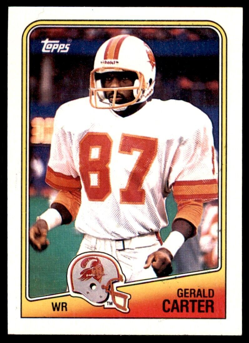 1988 Topps Gerald Carter . Tampa Bay Buccaneers #355