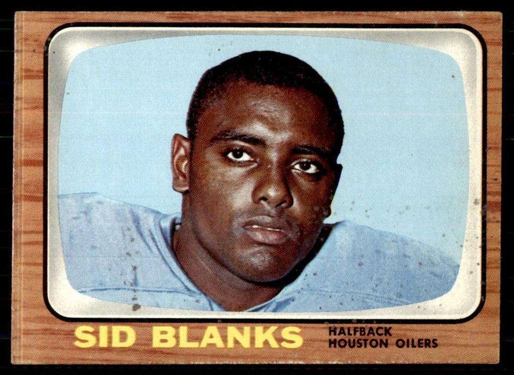 1966 Topps Sid Blanks b Houston Oilers #49