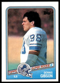 1988 Topps Dennis Gibson . Detroit Lions #380