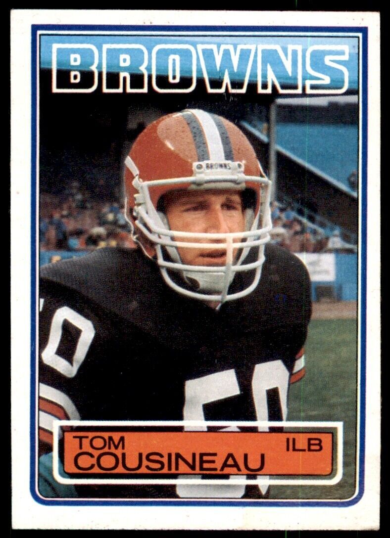 1983 TOPPS TOM COUSINEAU . CLEVELAND BROWNS #246