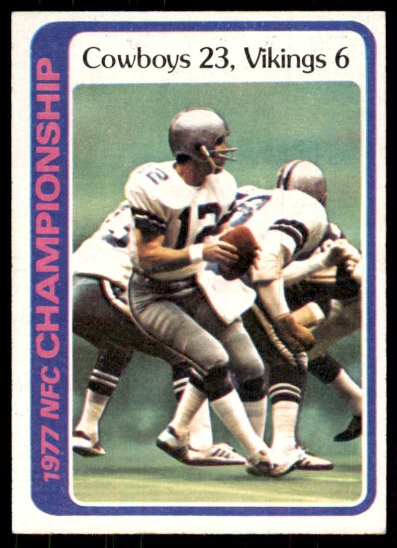 1978 Topps 1977 b Dallas Cowboys/Minnesota Vikings #166