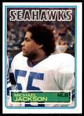 1983 TOPPS. MICHAEL JACKSON. . SEATTLE SEAHAWKS #387
