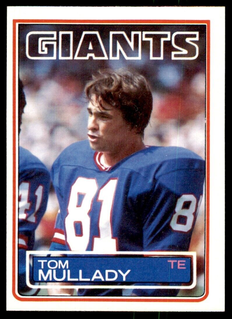 1983 TOPPS TOM MULLADY . NEW YORK GIANTS #131