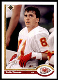 1991 Upper Deck High Series Robb Thomas . Kansas City Chiefs #543