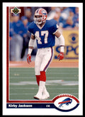 1991 Upper Deck High Series Kirby Jackson Rookie . Buffalo Bills #533