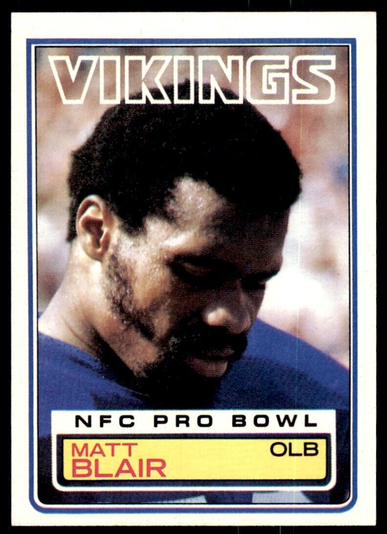 1983 Topps Matt Blair . Minnesota Vikings #98