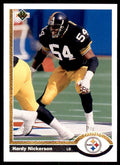 1991 Upper Deck High Series Hardy Nickerson . Pittsburgh Steelers #521
