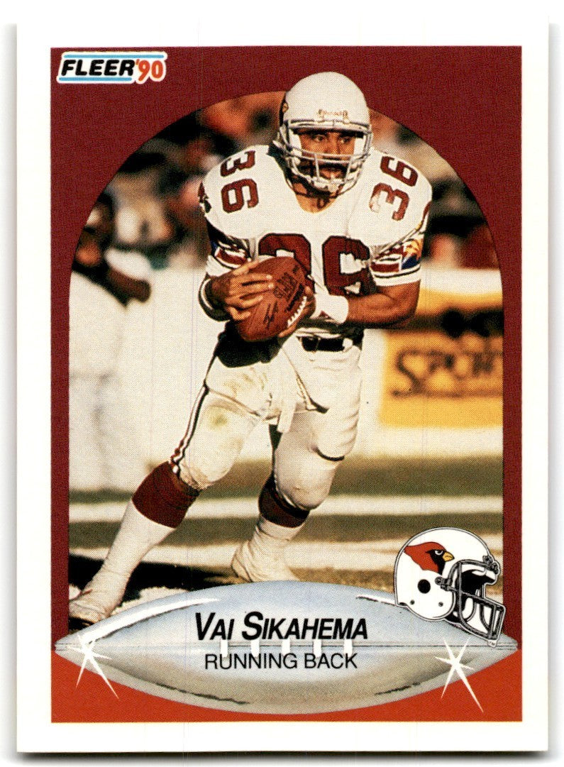 1990 Fleer Vai Sikahema Phoenix Cardinals #339