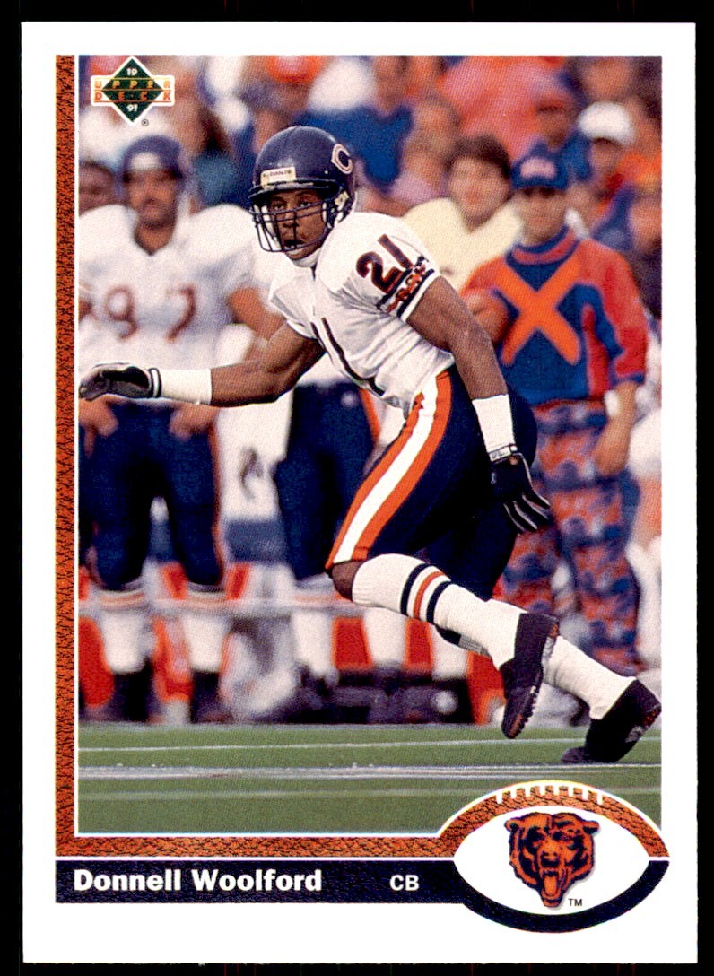 1991 Upper Deck High Series Donnell Woolford . Chicago Bears #505