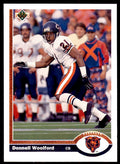 1991 Upper Deck High Series Donnell Woolford . Chicago Bears #505