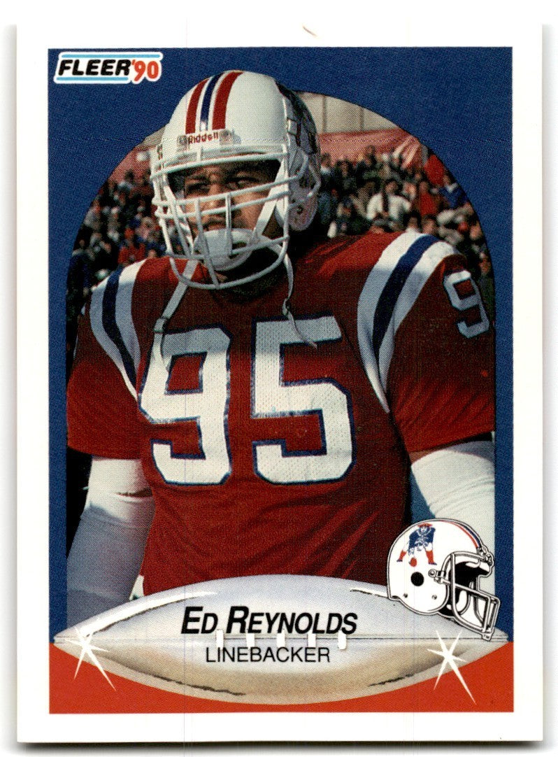 1990 Fleer Ed Reynolds Rookie New England Patriots #326