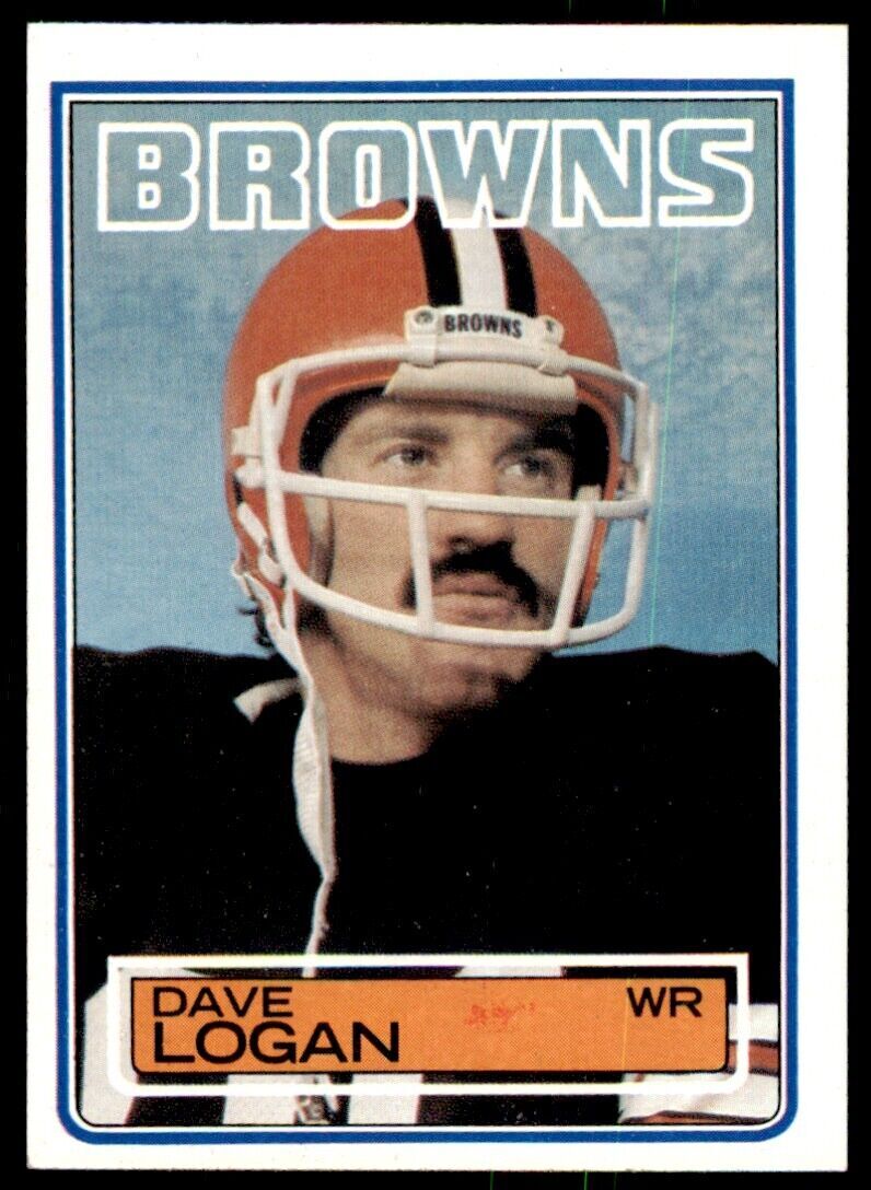 1983 TOPPS DAVE LOGAN . CLEVELAND BROWNS #252
