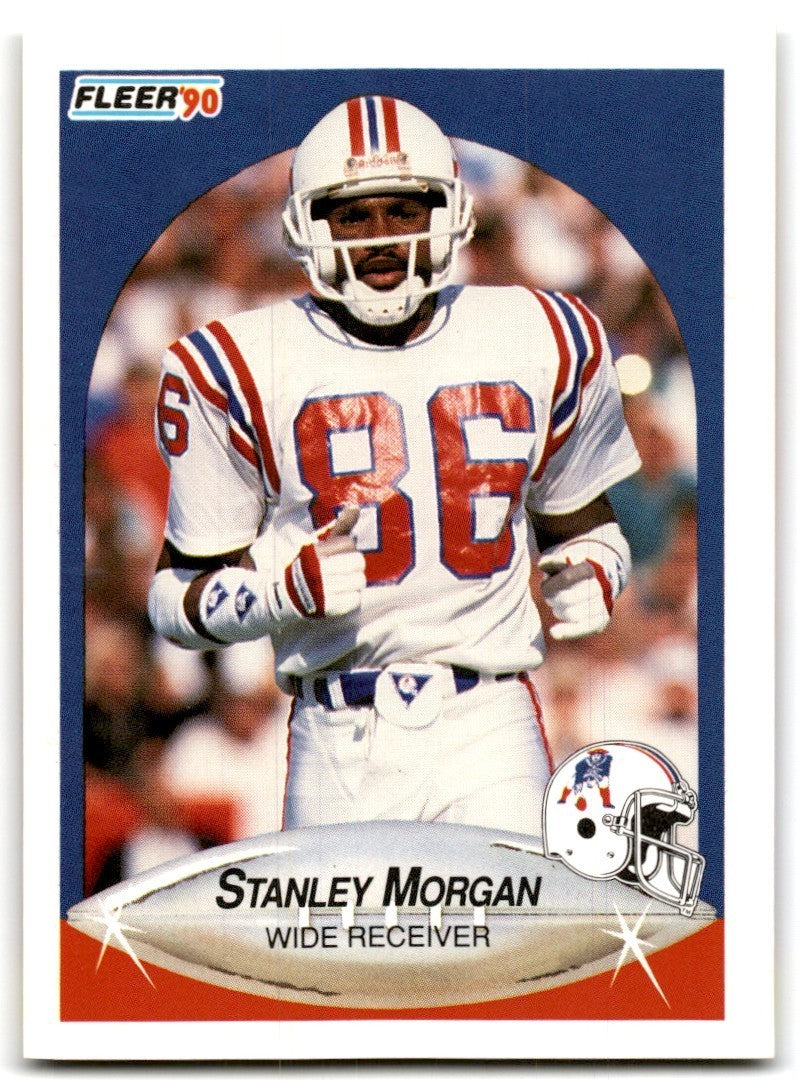 1990 Fleer Stanley Morgan New England Patriots #323