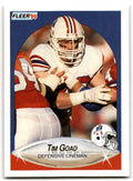 1990 Fleer Tim Goad Rookie New England Patriots #318