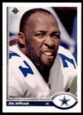 1991 Upper Deck High Series Jim Jeffcoat . Dallas Cowboys #562
