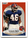 1990 Fleer Leonard Smith Buffalo Bills #122