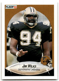 1990 Fleer Jim Wilks New Orleans Saints #196