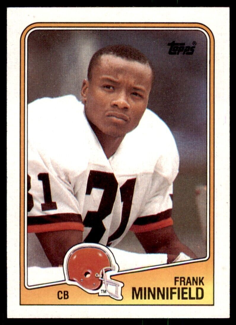 1988 TOPPS FRANK MINNIFIELD. . CLEVELAND BROWNS #98