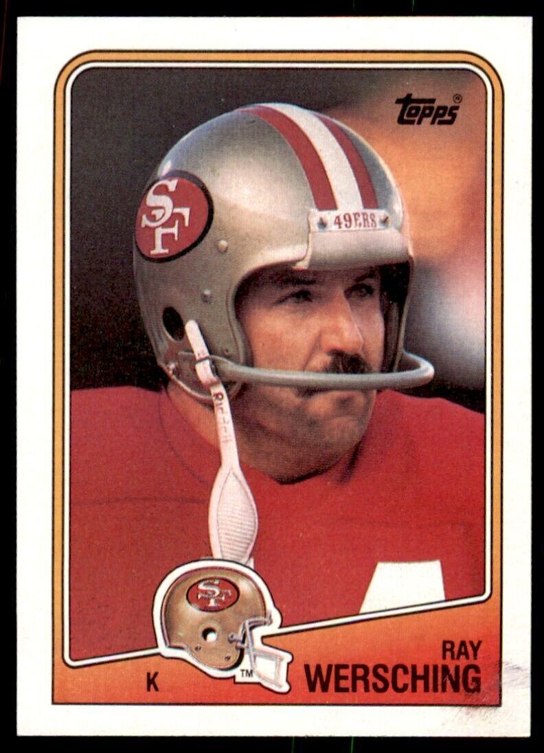 1988 TOPPS RAY WERSCHING. . SAN FRANCISCO 49ERS #46