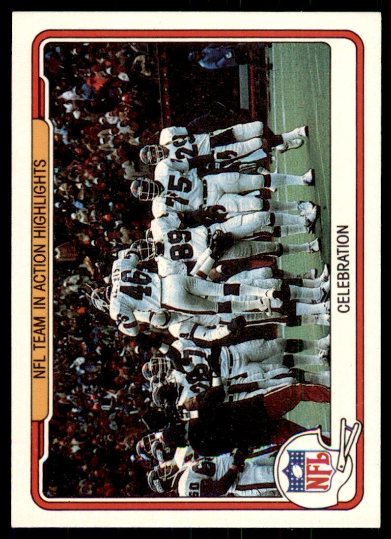1982 Fleer Team Action Celebration . #82