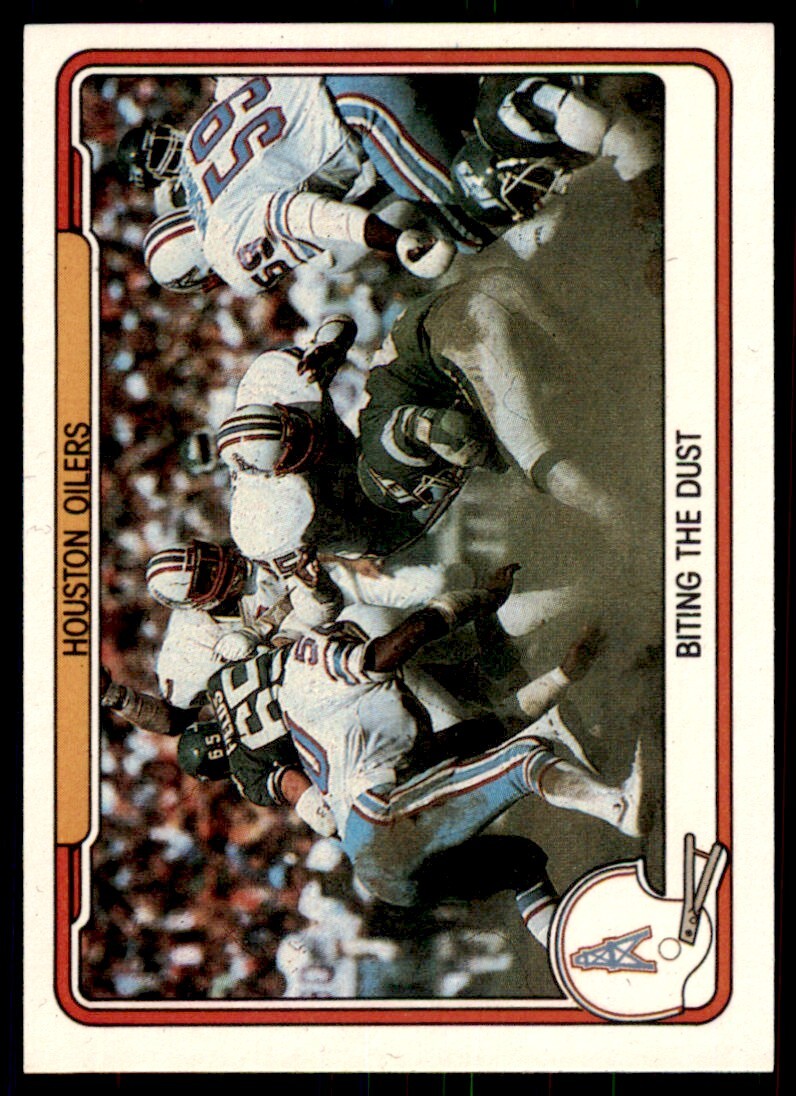 1982 Fleer Football Team Action Biting the Dust . #22