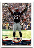 2013 Topps Chrome Refractors Stevan Ridley Football Cards #161