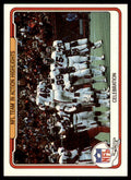 1982 Fleer Football Team Action Celebration . #82