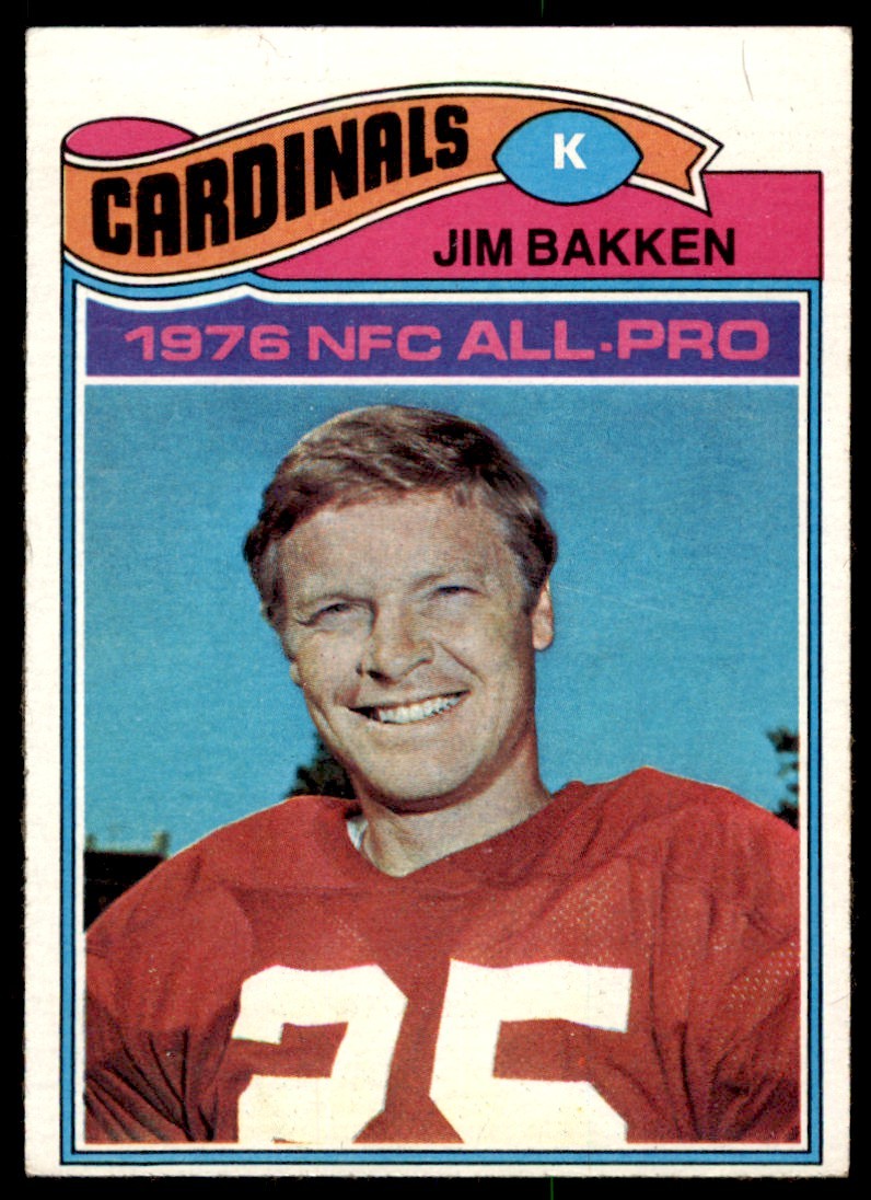 1977 TOPPS JIM BAKKEN . ST. LOUIS CARDINALS #200