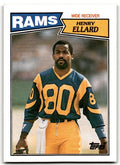 1987 Topps Henry Ellard c Football Card #150