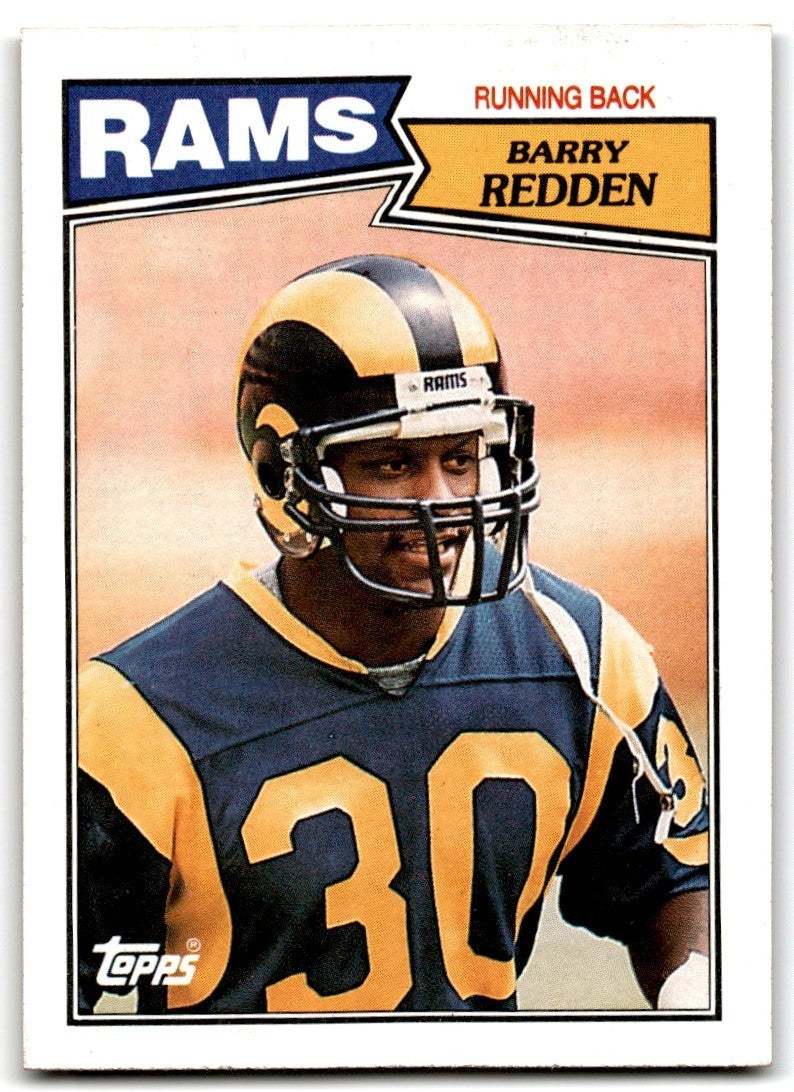1987 Topps Barry Redden g Football Card #147