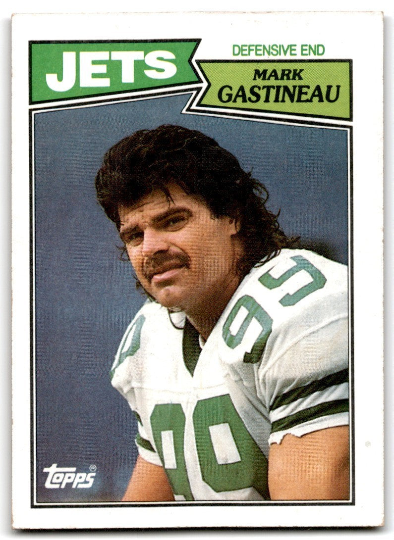 1987 Topps Mark Gastineau c Football Card #135