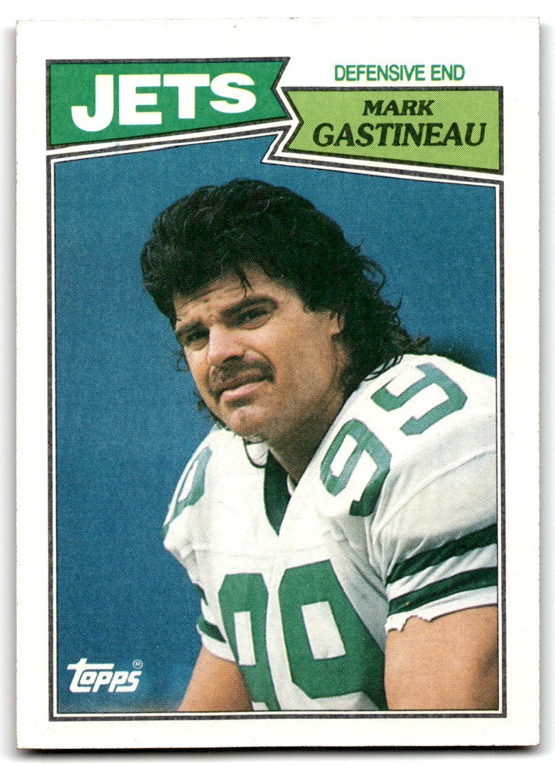 1987 Topps Mark Gastineau k Football Card #135