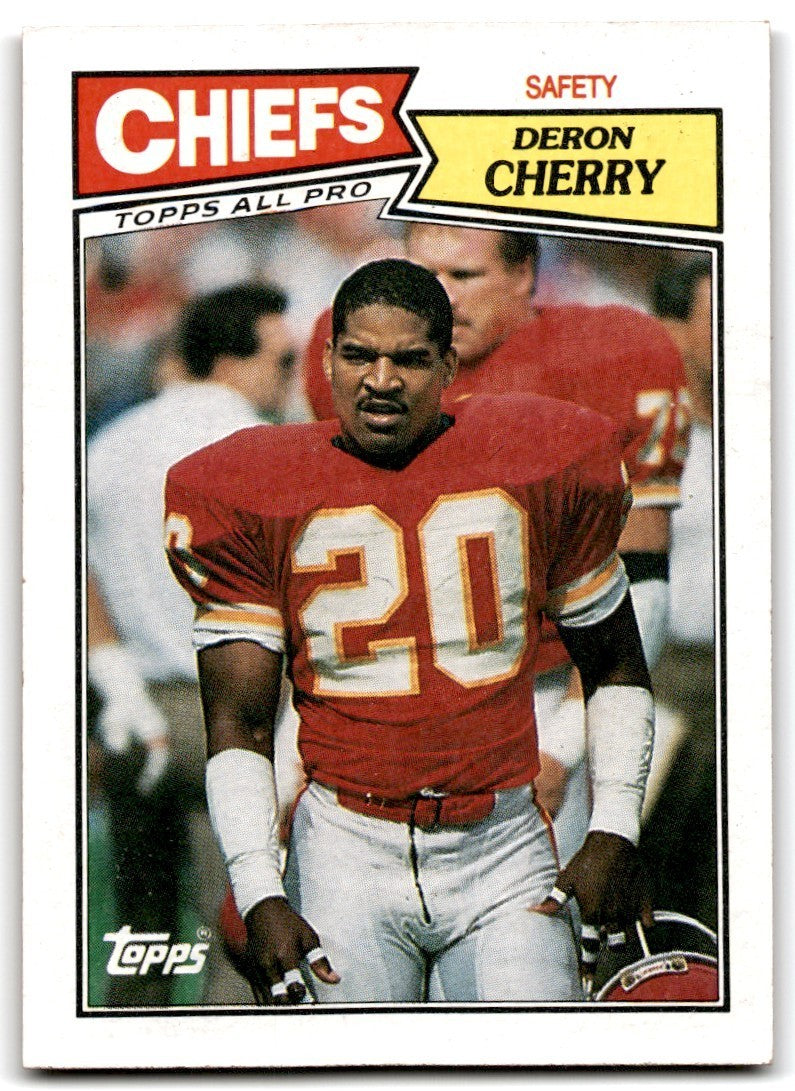 1987 Topps Deron Cherry Football Card #171