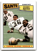 1987 Topps rueben mayes Rookie a Football Card #274