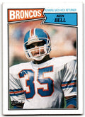 1987 Topps Ken Bell Rookie Football Card #34