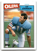 1987 Topps Lee Johnson Rookie Football Card #311