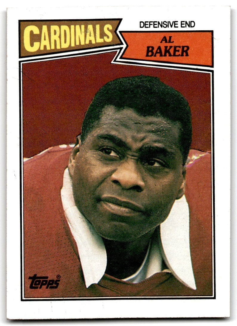 1987 Topps Al Bubba Baker f Football Card #336