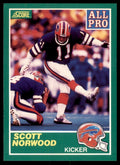 1989 SCORE SCOTT NORWOOD . BUFFALO BILLS #290