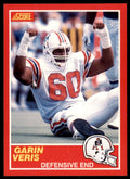 1989 SCORE GARIN VERIS . NEW ENGLAND PATRIOTS #131
